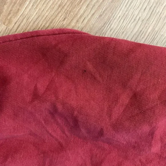 VTG Y2K NFL San Francisco 49ers Red Hoodie Sweatshirt Size Large - Picture 11 of 16